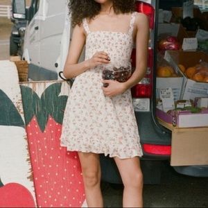 Abercrombie & Fitch Peach Smocked Sundress